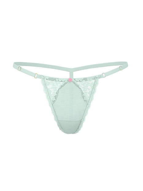 Комплект білизни Victoria's Secret бюст Push-Up та трусики стрінги 1159848550 (Зелений 34A/S)