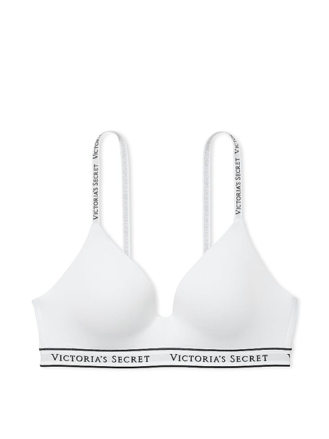 Женский комплект белья Victoria's Secret бралетт и трусики танга 1159848954 (Белый 38C/XL)