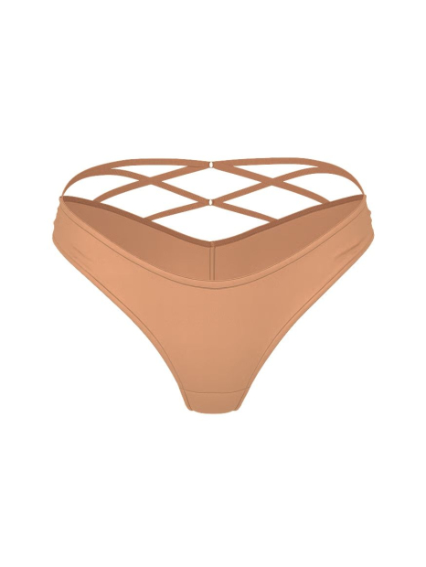 Комплект білизни Victoria's Secret погруддя Push-Up та трусики танга 1159849238 (Бежевий 32A/XS)