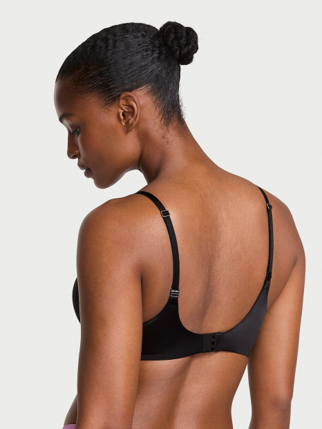 Комплект белья Victoria's Secret бюст Push-Up и трусики танга 1159849857 (Черный 38D/XL)