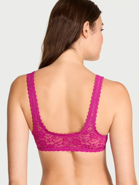 Розкішний мереживний комплект Victoria's Secret бралетт та трусики тонг 1159851657 (Фіолетовий S)