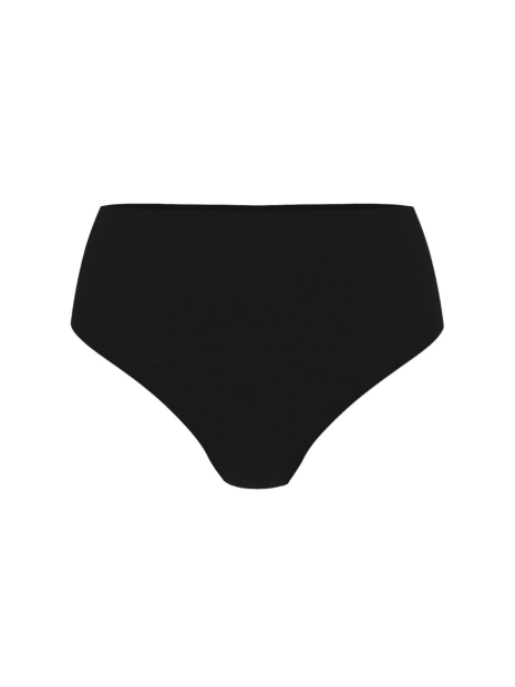 Бесшовный комплект белья Victoria's Secret бюст и трусики тонг 1159853531 (Черный S)