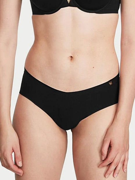 Жіночий комплект білизни Victoria's Secret погруддя та безшовні трусики чики 1159855162 (Чорний 32A/XS)