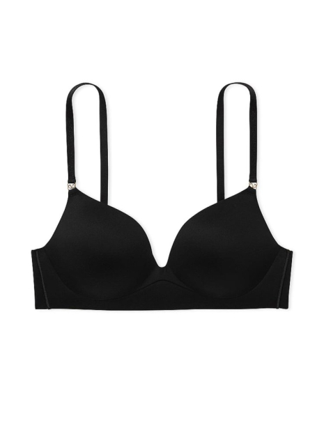 Жіночий комплект білизни Victoria's Secret погруддя та безшовні трусики чики 1159855162 (Чорний 32A/XS)