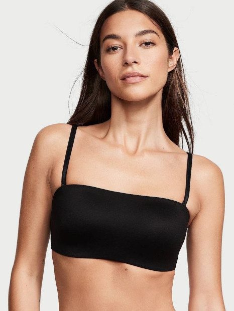 Комплект білизни Victoria's Secret ліф та трусики стрінг бікіні 1159855301 (Чорний S)