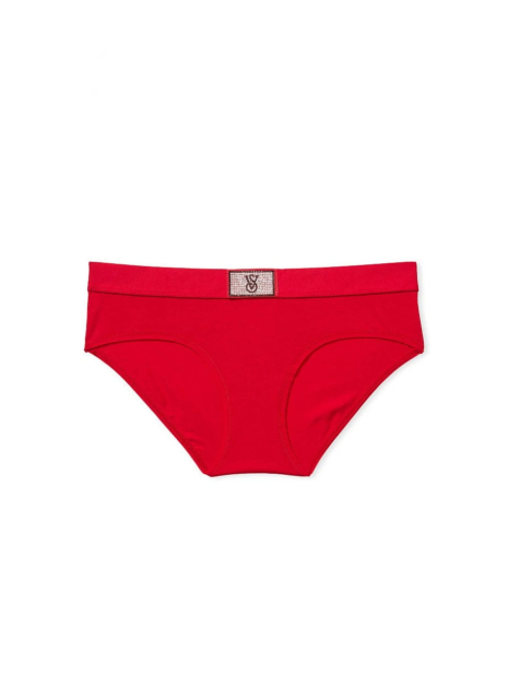 Женский комплект белья Victoria's Secret лиф и трусики хипхаггеры 1159856369 (Красный 36B/L)