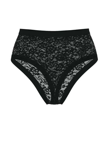 Кружевной комплект Victoria's Secret бралетт и трусики тонг 1159856490 (Черный L)