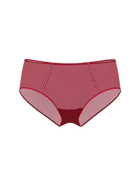 Комплект белья Victoria's Secret PINK со стразами бралетт Push-up и трусики чики 1159857473 (Красный M)