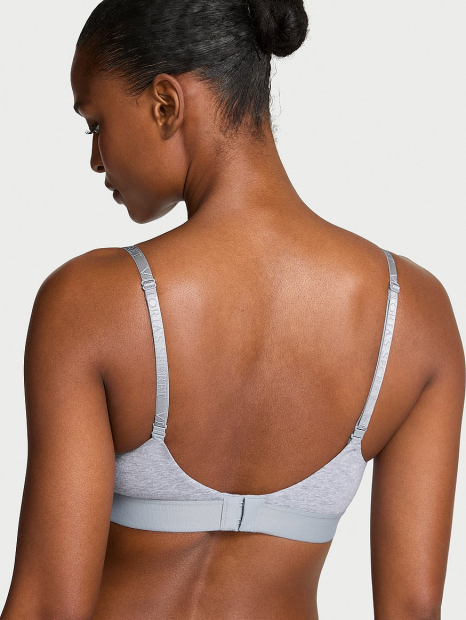 Женский комплект белья Victoria's Secret бюст Push-Up и трусики шортики 1159857687 (Серый 40C/XL)