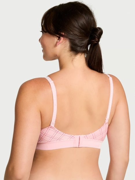 Жіночий комплект білизни зі стразами Victoria's Secret 1159857831 (Рожевий 36C/L)