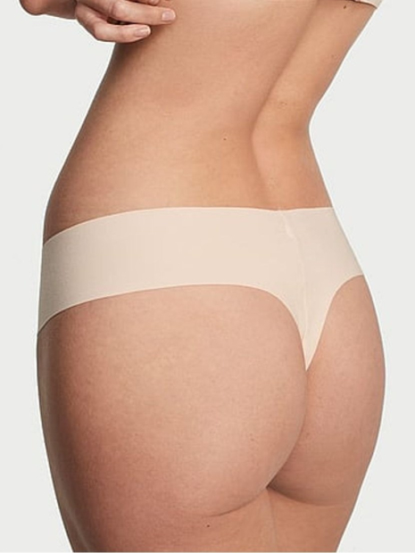 Комплект белья Victoria's Secret бюст и трусики тонг 1159858737 (Бежевый 38B/L)