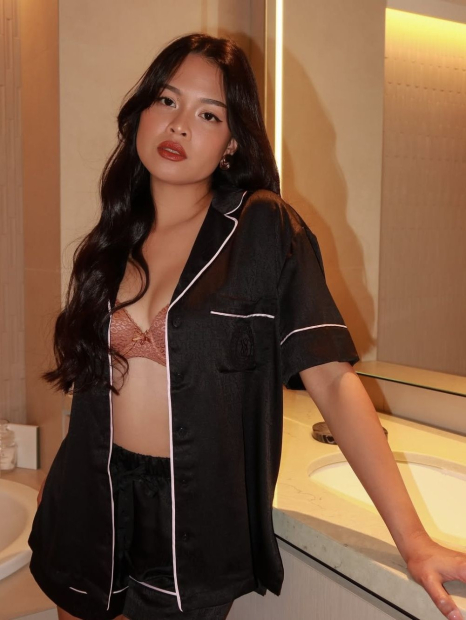 Комплект білизни Victoria's Secret погруддя Invisible Lift та трусики тонг 1159859183 (Коричневий 38C/L)