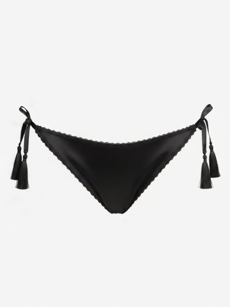 Комплект белья Victoria's Secret корсетный топ и трусики бикини 1159859348 (Черный L)