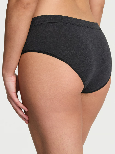 Женский комплект белья Victoria's Secret лиф и трусики хипхаггеры 1159859514 (Серый 36C/L)