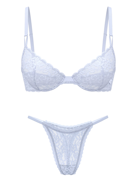 Мереживний комплект білизни Victoria's Secret бюст і трусики тонг 1159859972