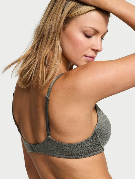 Женский комплект белья Victoria's Secret лиф и трусики тонг 1159860094 (Зеленый 34B/S)