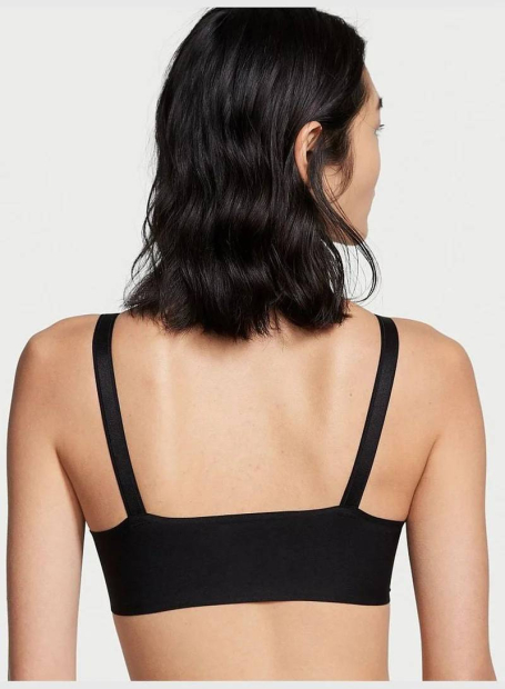 Комплект белья Victoria's Secret бюстгальтер и трусики бразильяны 1159860164 (Черный 38DD/XL)