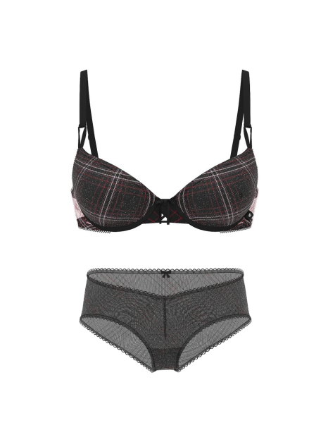 Комплект білизни Victoria's Secret бюст та трусики чики 1159860554 (Чорний 38C/L)