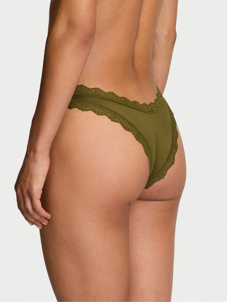 Комплект білизни Victoria's Secret бюстгальтер Push-Up та трусики бразиліани 1159860683 (Зелений 32C/S)