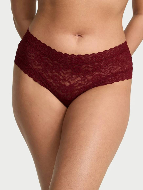 Комплект білизни Victoria's Secret погруддя Push-Up та трусики чики 1159860730 (Бордовий 34A/XS)