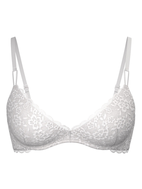 Мереживний комплект Victoria's Secret погруддя Push-Up і трусики чики 1159860734 (Білий 34A/XS)