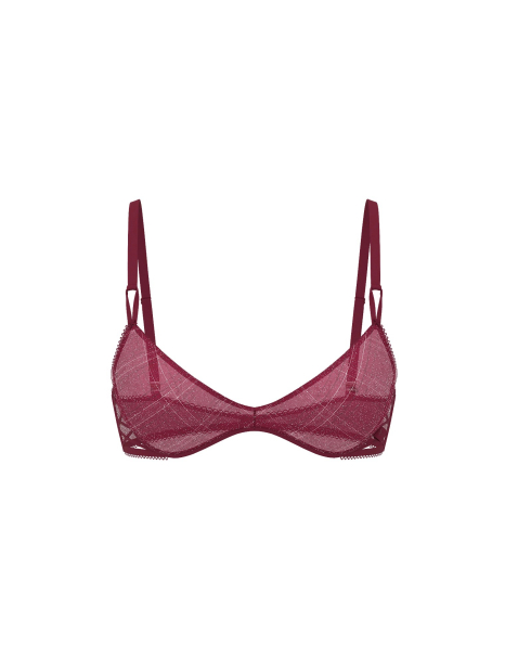 Комплект білизни Victoria's Secret погруддя Push-Up та трусики чики 1159860823 (Червоний 34C/M)
