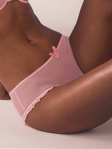 Комплект білизни Victoria's Secret бралетт бандо та трусики чики 1159860874 (Рожевий S)