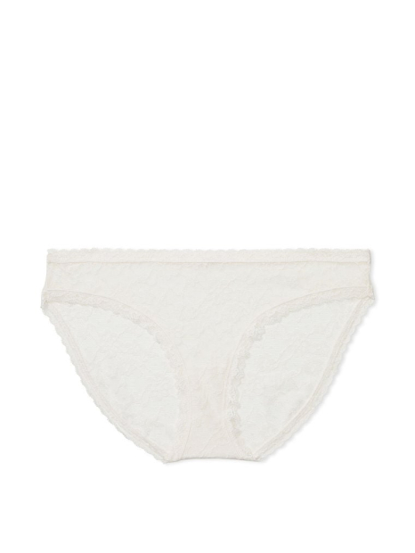 Кружевной комплект белья Victoria's Secret бюст и трусики бикини 1159861392 (Молочный 40D/XXL)