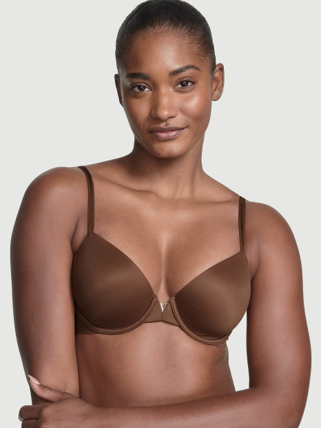 Комплект білизни Victoria's Secret бюстгальтер та трусики стрінги 1159861397 (Коричневий 44C/XXL)
