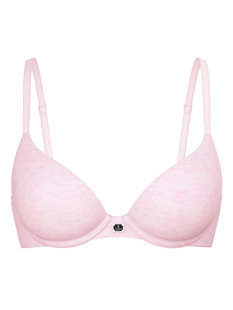 Жіночий комплект білизни Victoria's Secret ліф Push-up та трусики хіпхагери 1159862052 (Рожевий 32C/S)