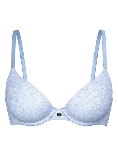 Жіночий комплект білизни Victoria's Secret ліф та трусики хіпхагери 1159862091 (Синій 34B/S)