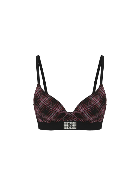 Жіночий комплект білизни Victoria's Secret ліф та трусики шортики 1159862093 (Чорний 40C/XXL)