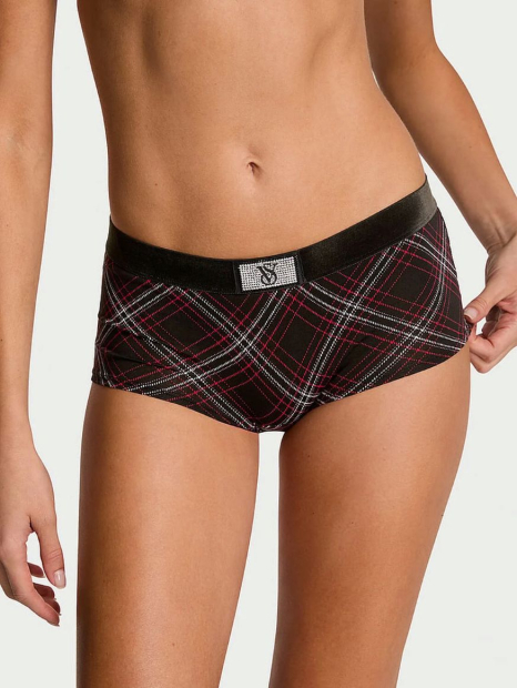 Жіночий комплект білизни Victoria's Secret ліф та трусики шортики 1159862093 (Чорний 40C/XXL)