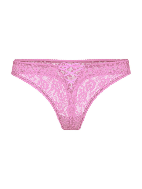 Комплект білизни Victoria's Secret бюст та трусики тонг 1159862104 (Рожевий 36C/L)