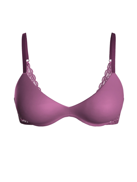 Комплект белья Victoria's Secret Push-Up бюст и трусики тонг 1159864069 (Фиолетовый 36C/L)