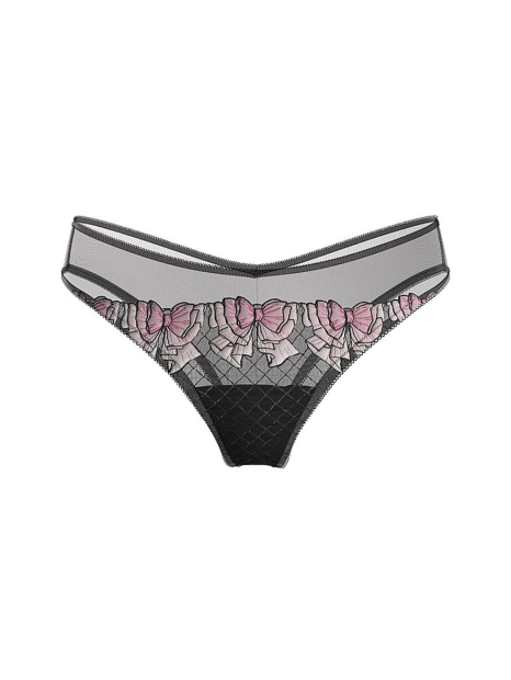Комплект белья Victoria's Secret бралетт триангл и трусики чики 1159864696 (Черный L)