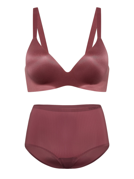 Жіночий комплект білизни Victoria's Secret ліф Push-Up та трусики брифи 1160217991 (Рожевий 36B/M)