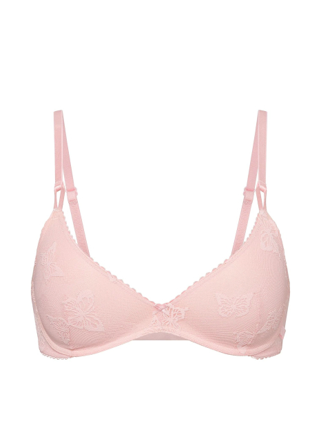 Комплект білизни Victoria's Secret бюст Push-Up та трусики чики 1160278392 (Рожевий 40C/XL)