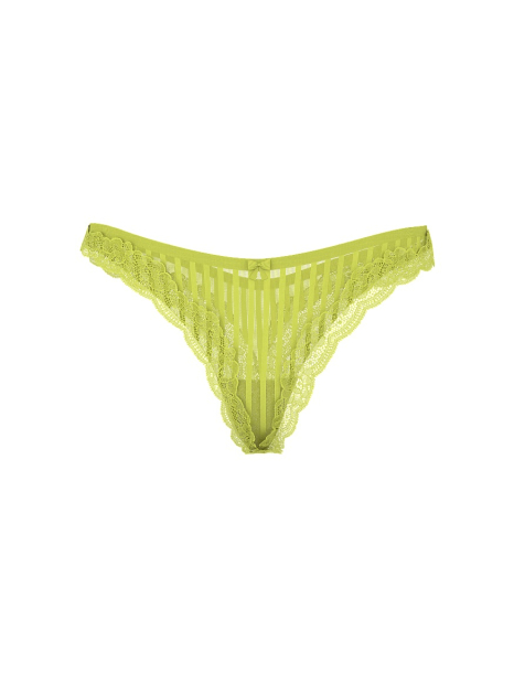 Комплект белья Victoria's Secret бралетт триангл и трусики тонг 1160807857 (Салатовый XL)