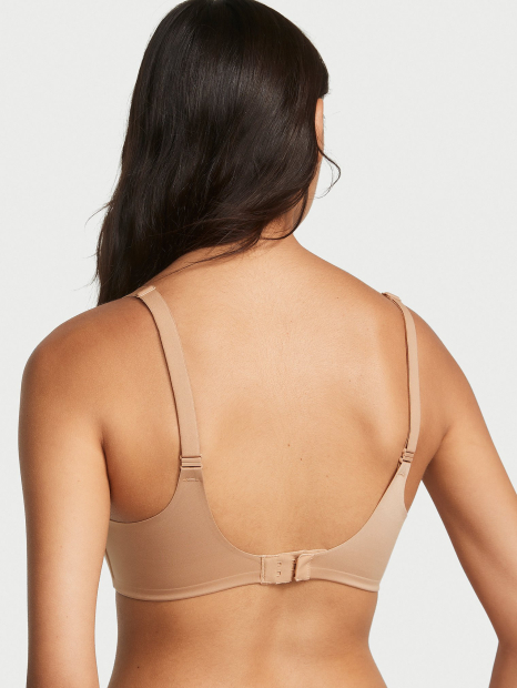 Жіночий комплект білизни Victoria's Secret ліф Push-Up та трусики брифи 1161065470 (Бежевий 38D/XL)