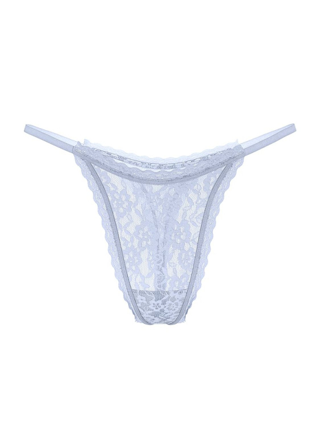 Комплект белья Victoria's Secret бралетт триангл и трусики тонг 1161283037 (Голубой XL)