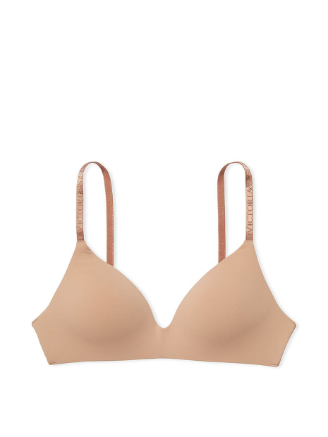 Женский комплект белья Victoria's Secret бюст и бесшовные трусики чики 1161320151 (Бежевый 38C/XL)