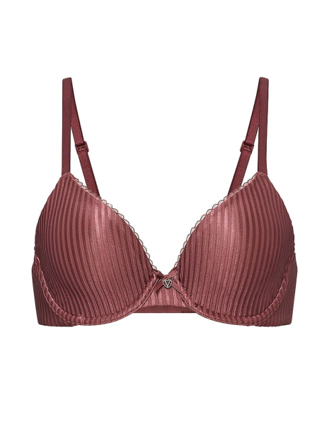 Женский комплект белья Victoria's Secret лиф и трусики брифы 1161353428 (Розовый 34B/S)