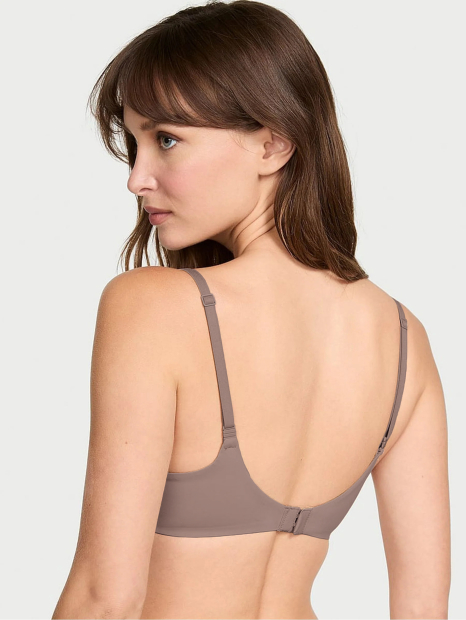 Бесшовный комплект белья Victoria's Secret бюст Push-up и трусики брифы 1161417457 (Коричневый L)
