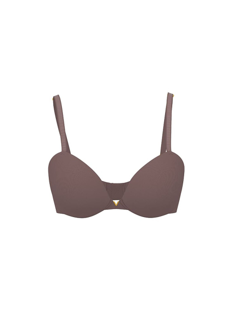 Безшовний комплект білизни Victoria's Secret погруддя Push-up і трусики брифи 1161428785 (Коричневий 34A/S)