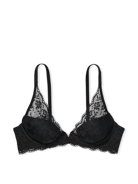Шикарний комплект білизни Victoria's Secret ліф та трусики 1161527586 (Чорний 36DD/L)