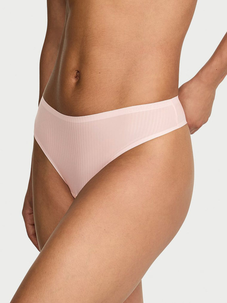 Комплект белья Victoria's Secret бюст и трусики тонг 1161585733 (Розовый 34B/S)