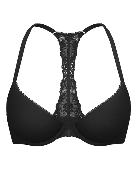 Женский комплект белья Victoria's Secret бюст и трусики брифы 1161599603 (Черный 32B/XS)