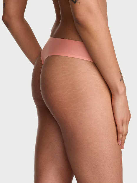 Женский комплект белья Victoria's Secret бюст и трусики тонг 1161628800 (Розовый 34B/S)