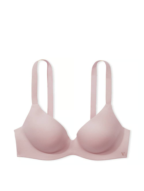 Женский комплект белья Victoria's Secret лиф Push-Up и трусики тонги 1161660950 (Розовый 38D/L)